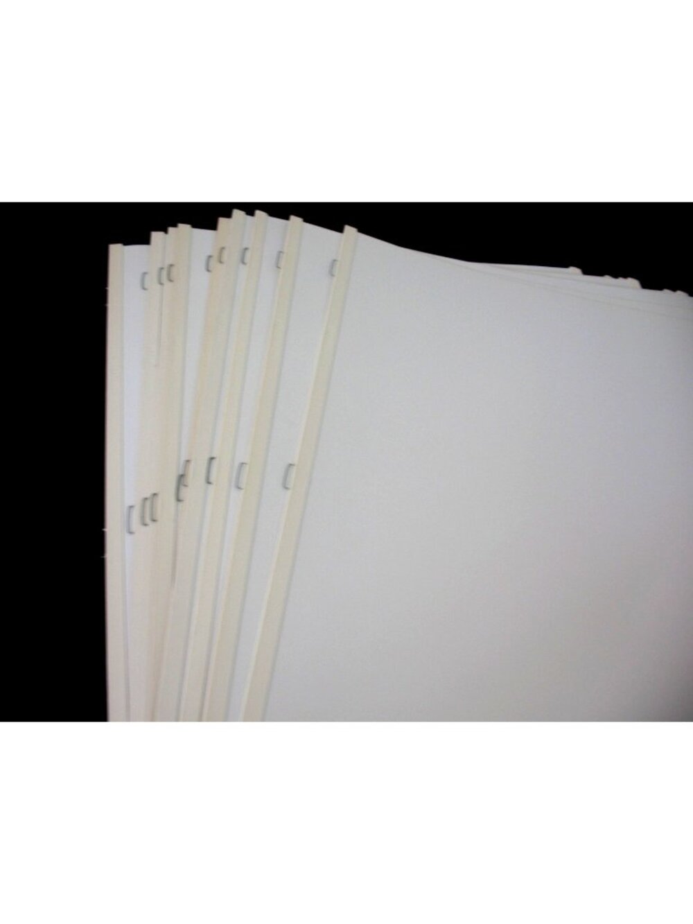 Large Lot Loose Creative Memories 12x15 White Scrapbook Pages